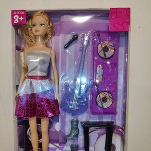 Musical Barbie doll with accessories